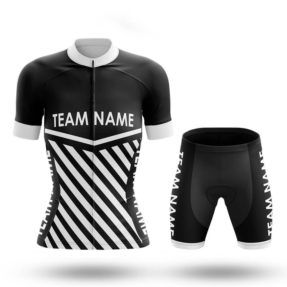 Custom Team Name M3 Black - Women's Cycling Kit