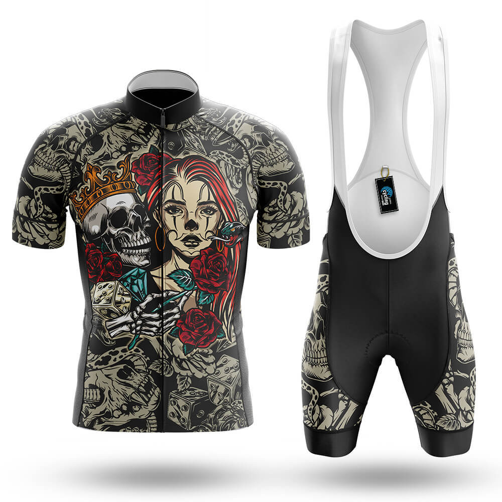 Chicano Tattoo Pattern - Men's Cycling Kit