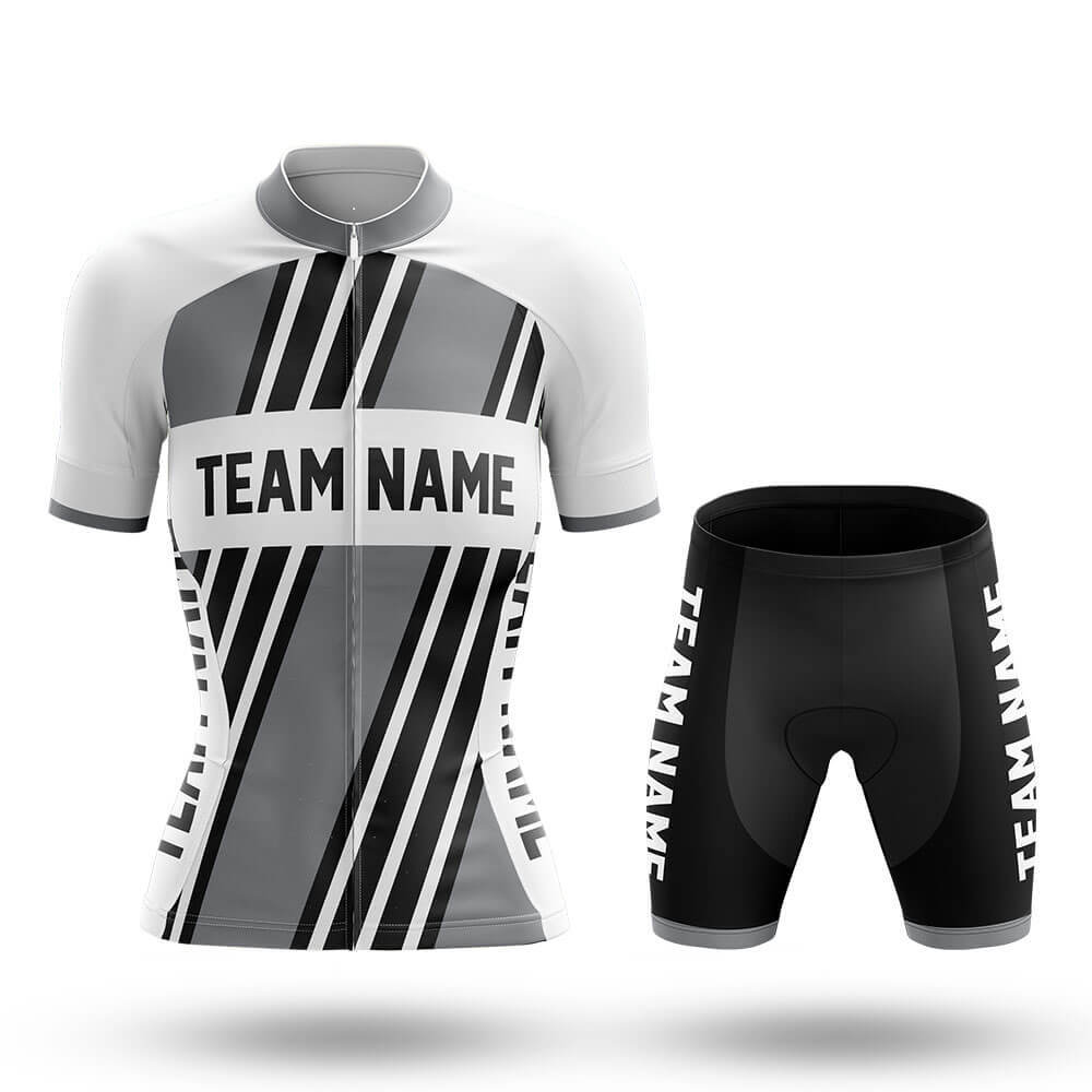 Custom Team Name M5 Grey - Women's Cycling Kit