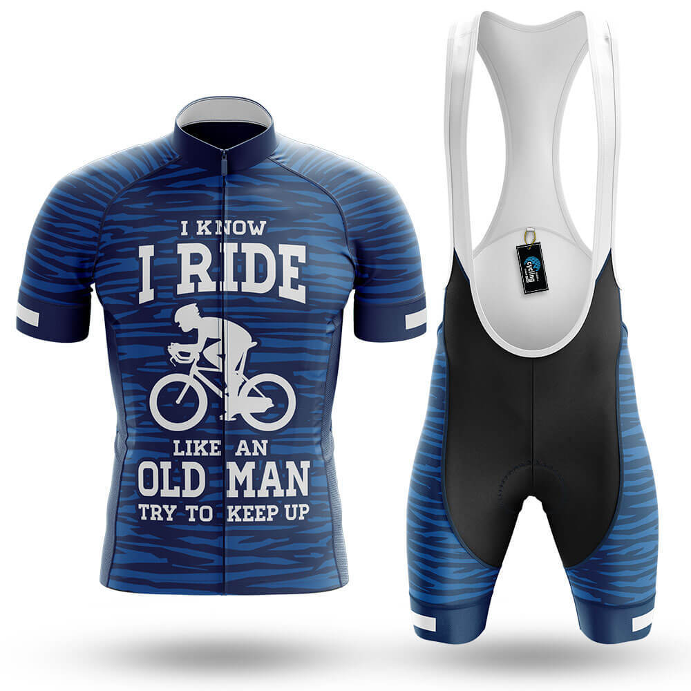 I Ride Like An Old Man V6 - Men's Cycling Kit