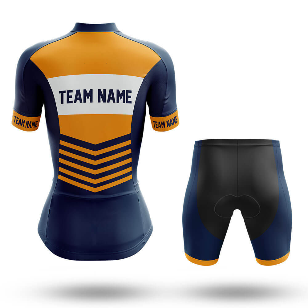 Custom Team Name V20 Navy - Women's Cycling Kit