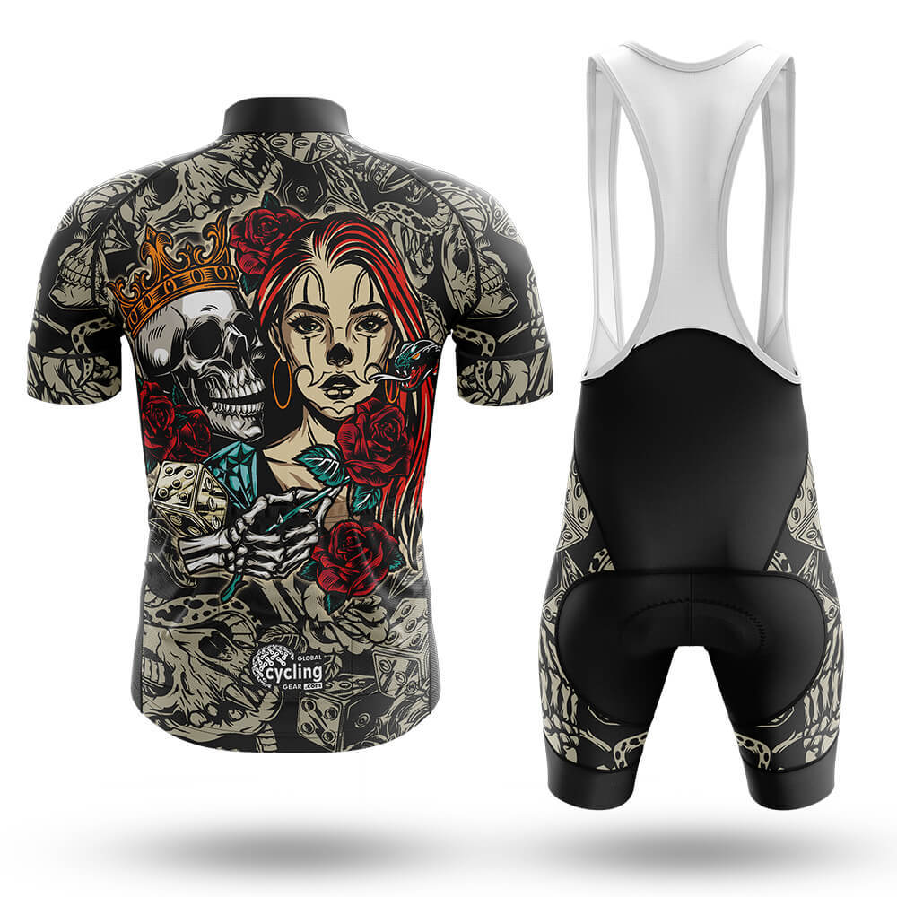 Chicano Tattoo Pattern - Men's Cycling Kit