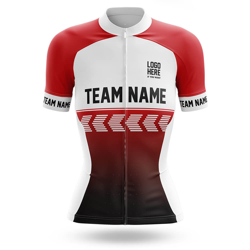 Custom Team Name S4 Red - Women's Cycling Kit