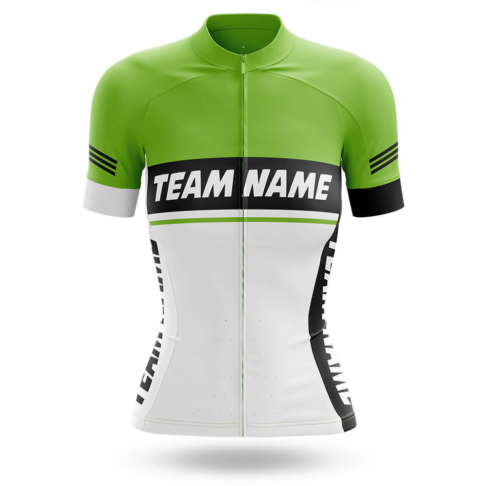 Custom Team Name M1 Green - Women's Cycling Kit
