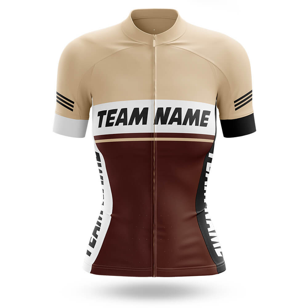 Custom Team Name M1 Brown - Women's Cycling Kit