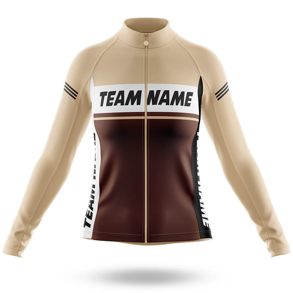 Custom Team Name M1 Brown - Women's Cycling Kit