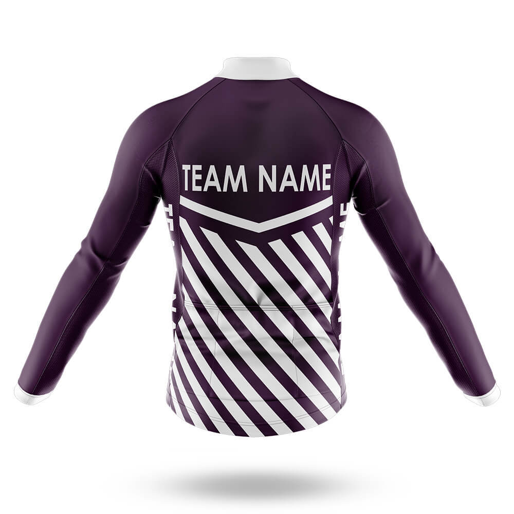 Custom Team Name M3 Dark Purple - Men's Cycling Kit